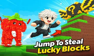 Jump To Steal Lucky Blocks